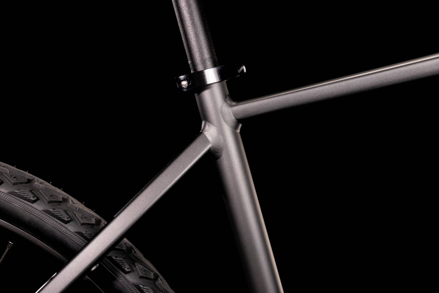 Bicicleta de ciudad CUBE Nature Graphite'n'Black 2022 / Talla 50 cm